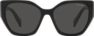 Prada 53mm Cat Eye Sunglasses
