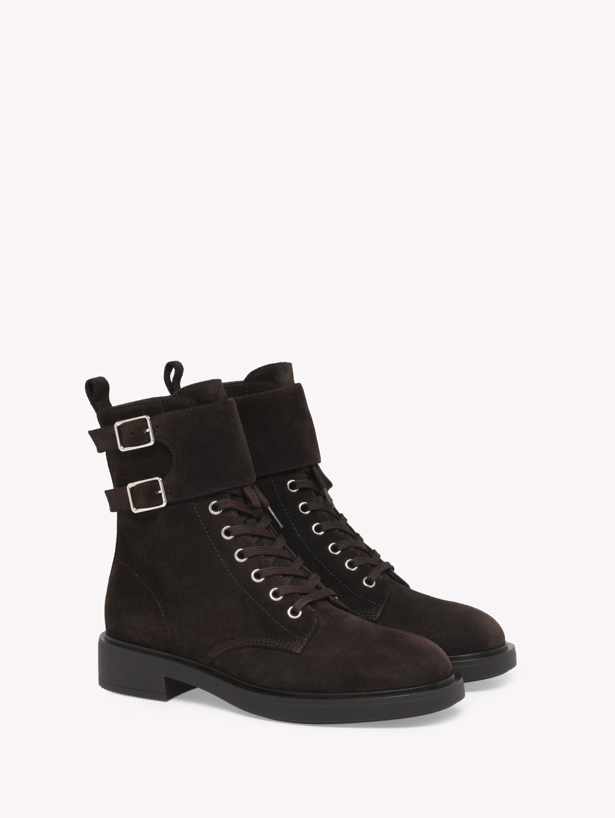 Gianvito Rossi Ripley Boot, Alternate, color, Brown Suede