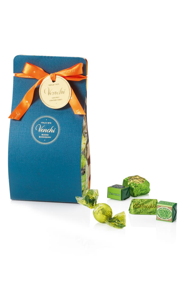 Venchi Pistachio Chocolates Gift Pouch, Main, color, 