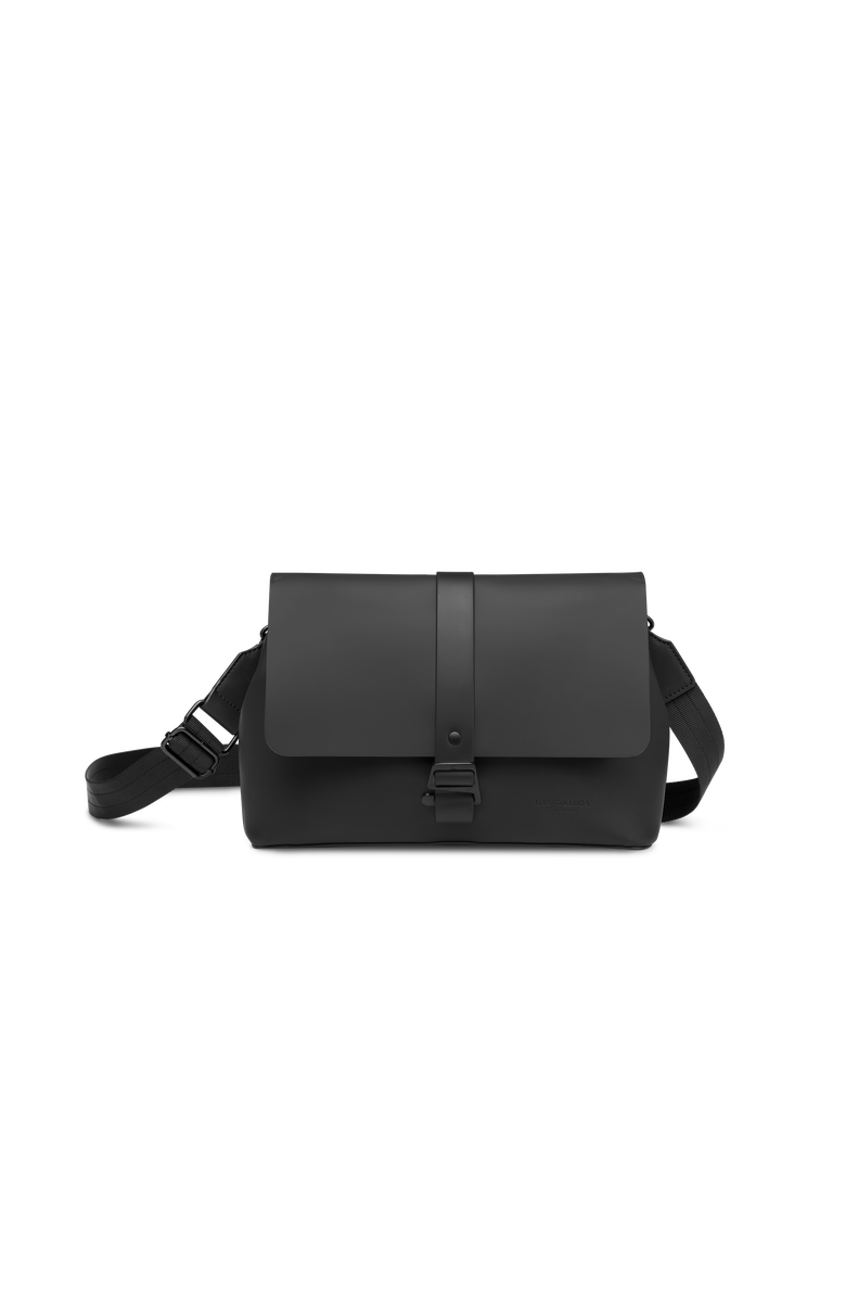 Gaston Luga Spläsh Crossbody Medium, Main, color, Black
