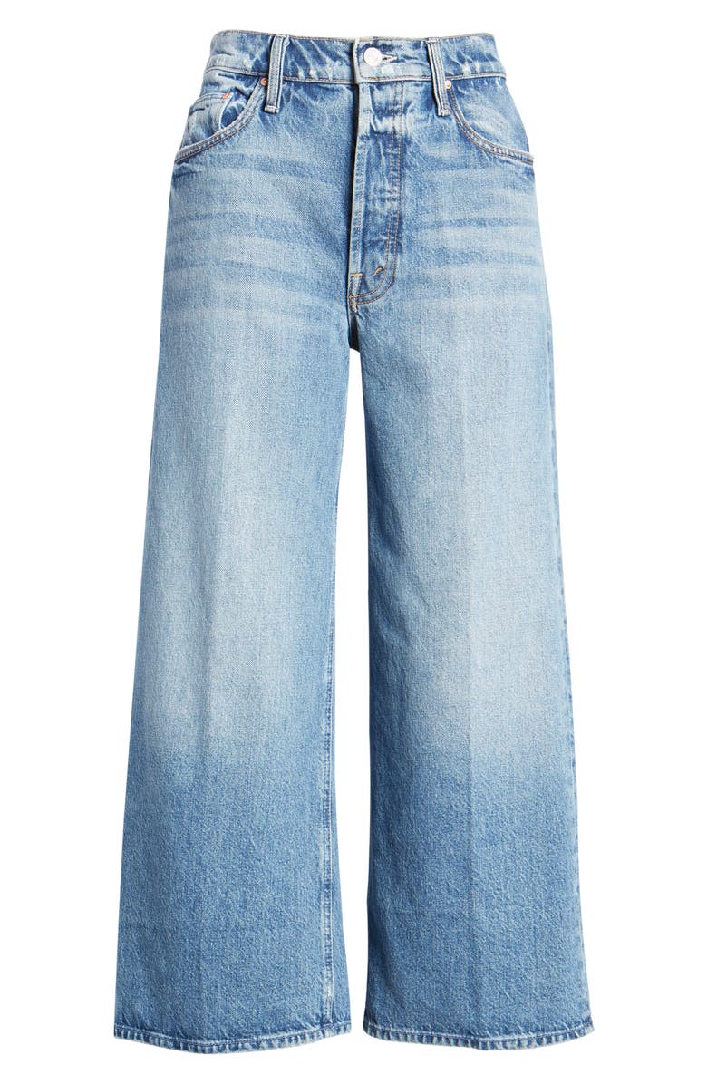 MOTHER The Tomcat Roller High Waist Crop Wide Leg Jeans, Alternate, color, 