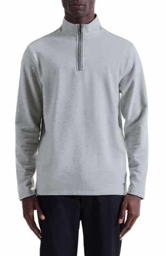 Houndstooth Patern Quarter Zip Top