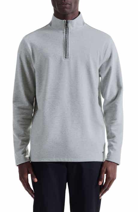 Houndstooth Patern Quarter Zip Top