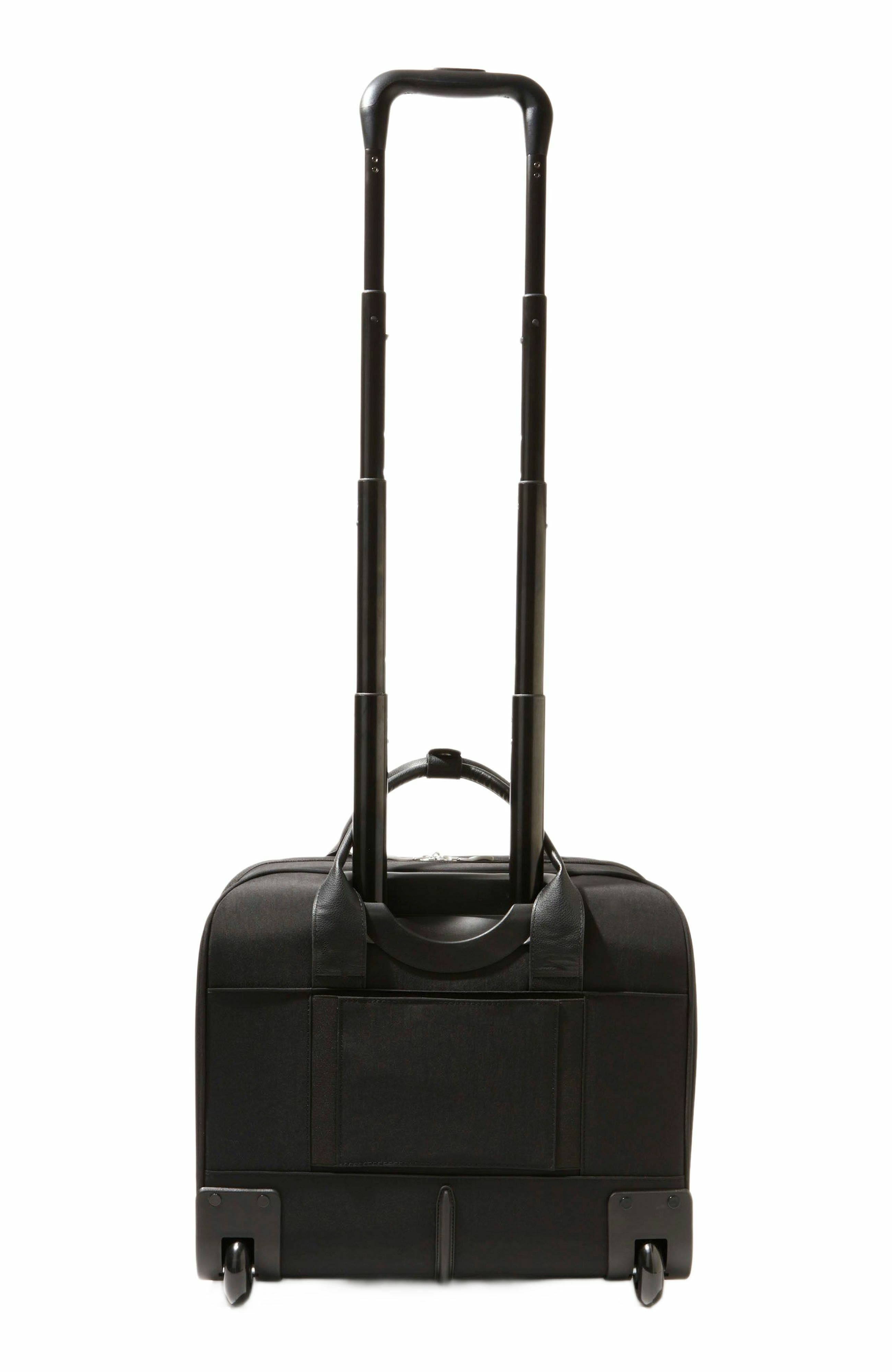 BAGGALLINI 2 Wheel Tote Carry On Roller Luggage, Alternate, color, Black