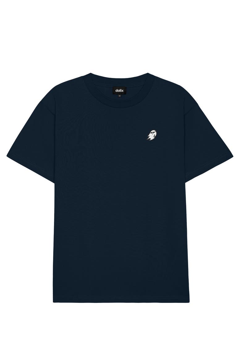 Mens Ghost Mode Heavy Weight Cotton Tee, Main, color, Navy