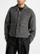 Manière De Voir Aurel Wool Jacket With Revere Collar