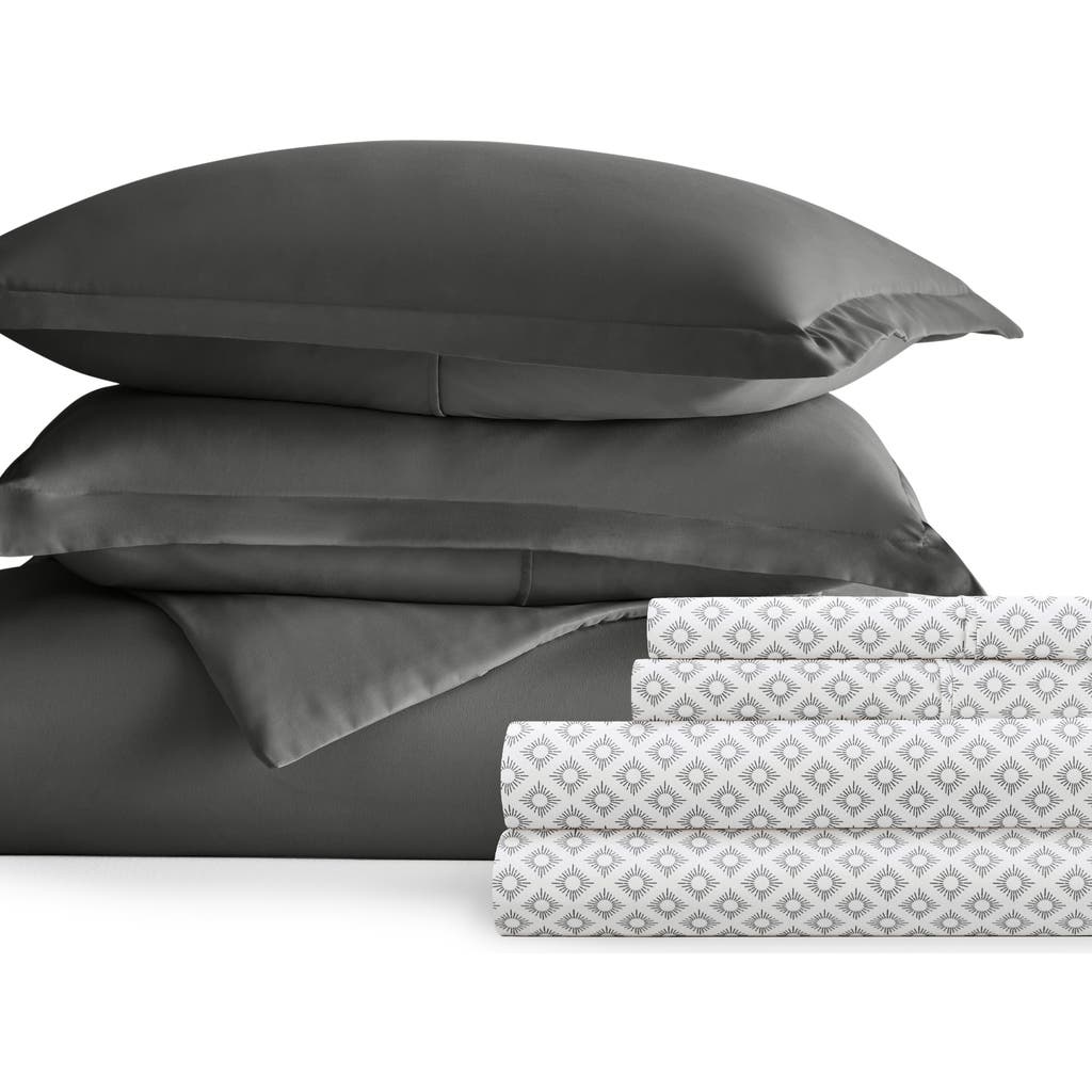 Homespun Bundle Duvet Set In Gray