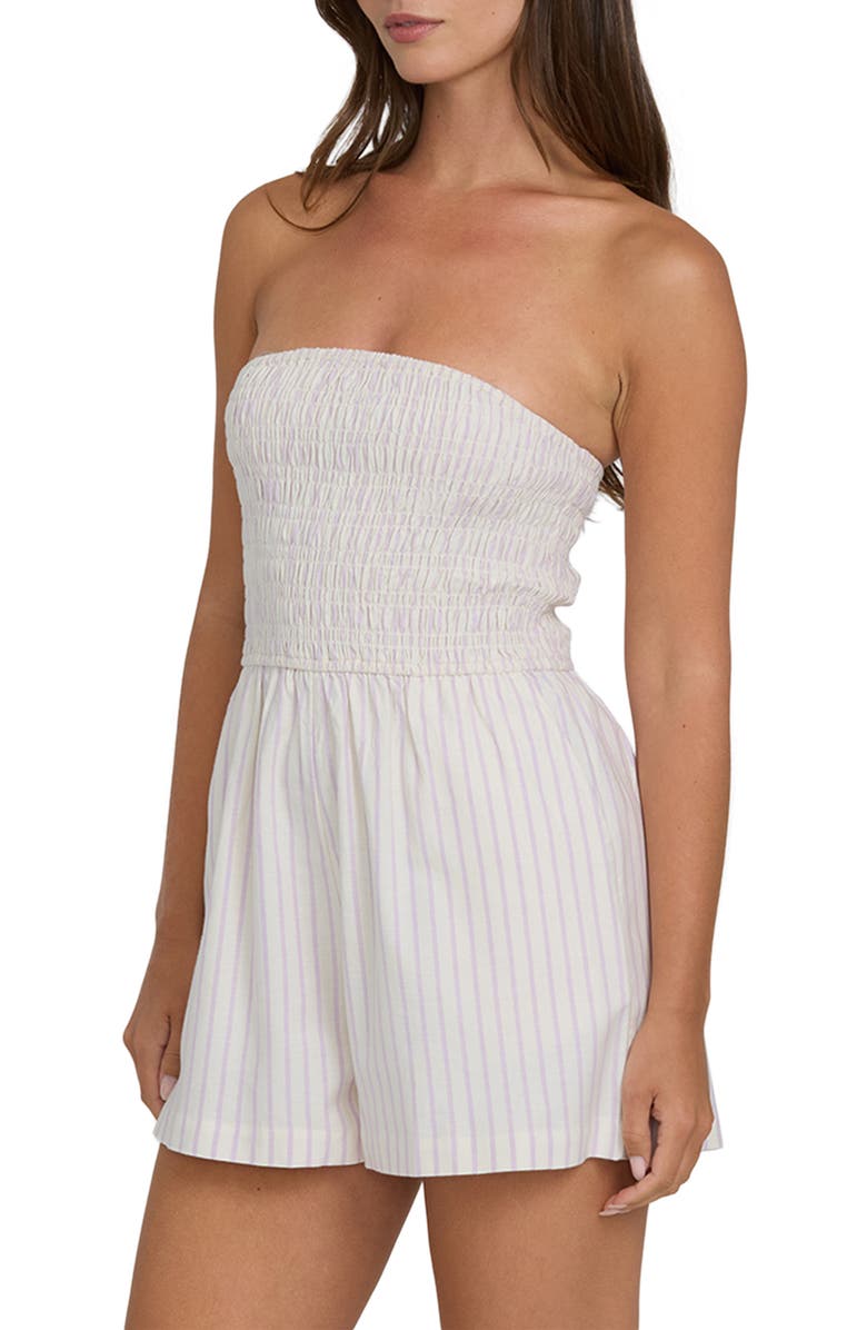 Billabong Vacay All Day Romper, Alternate, color, Vintage Violet