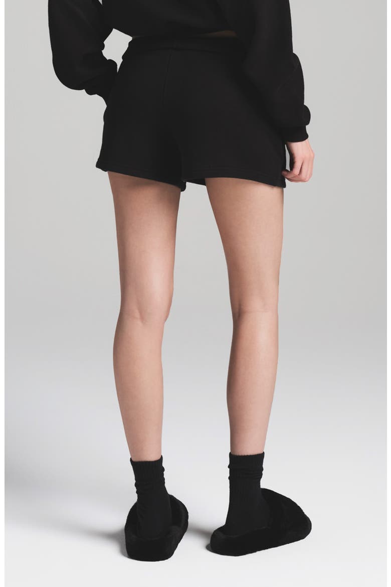 Classic Cotton Fleece Blend Shorts, Alternate, color, ONYX