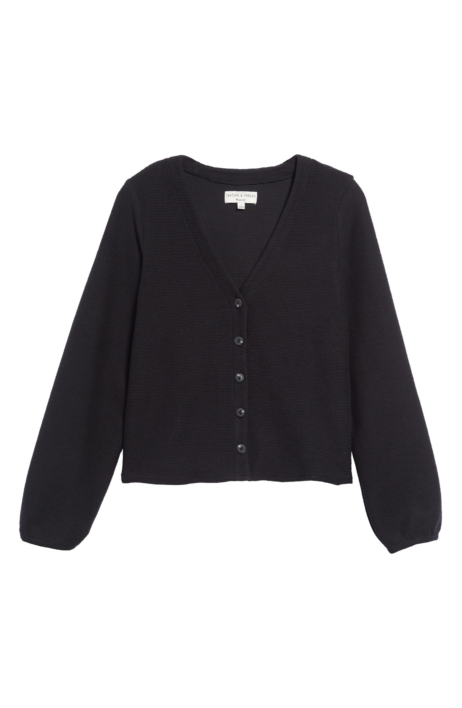 Madewell Texture & Thread Bubble-Sleeve Cardigan | Nordstromrack