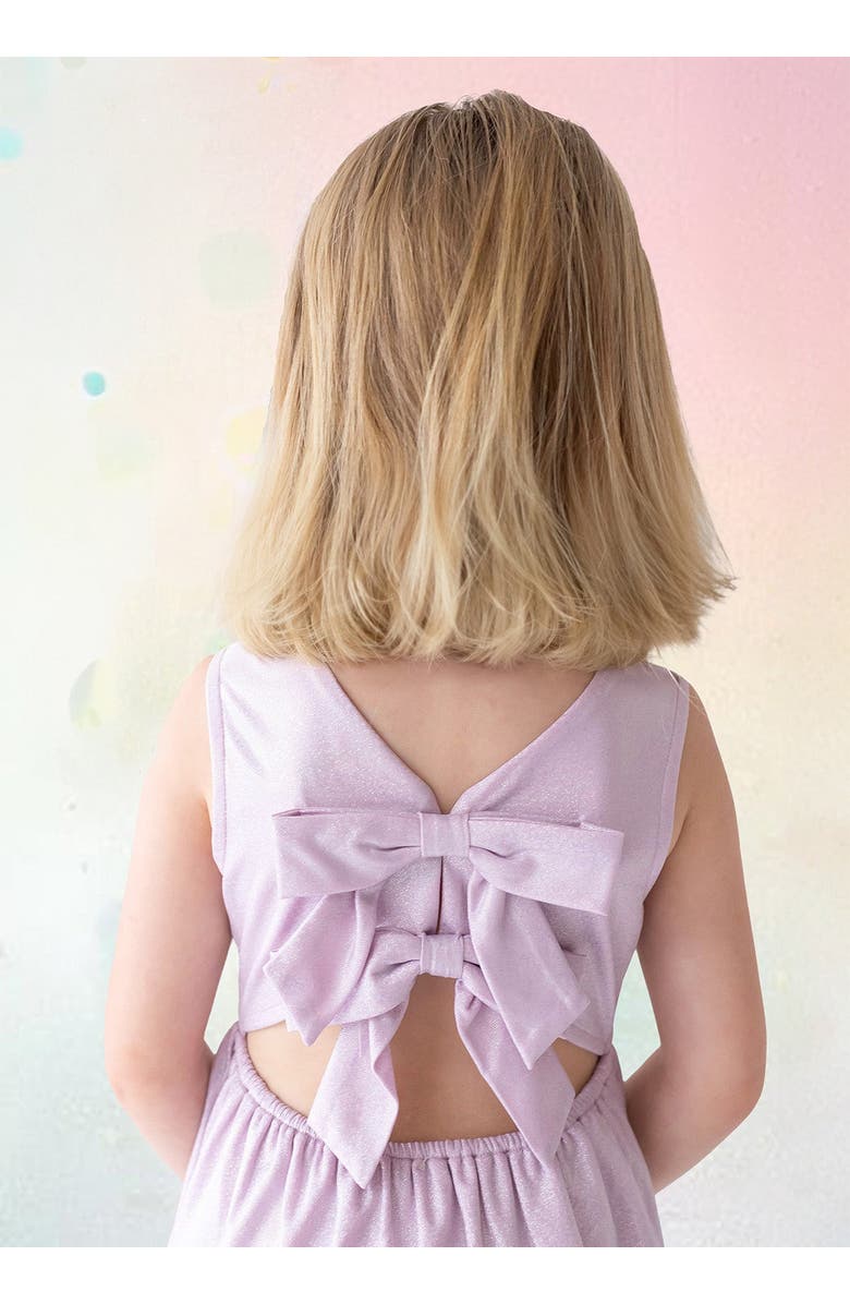 Isobella & Chloe Periwinkle Purple Layered Dress, Alternate, color, 