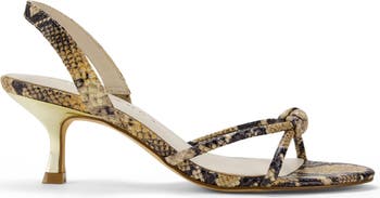 Kaia Slingback Kitten Heel Sandal