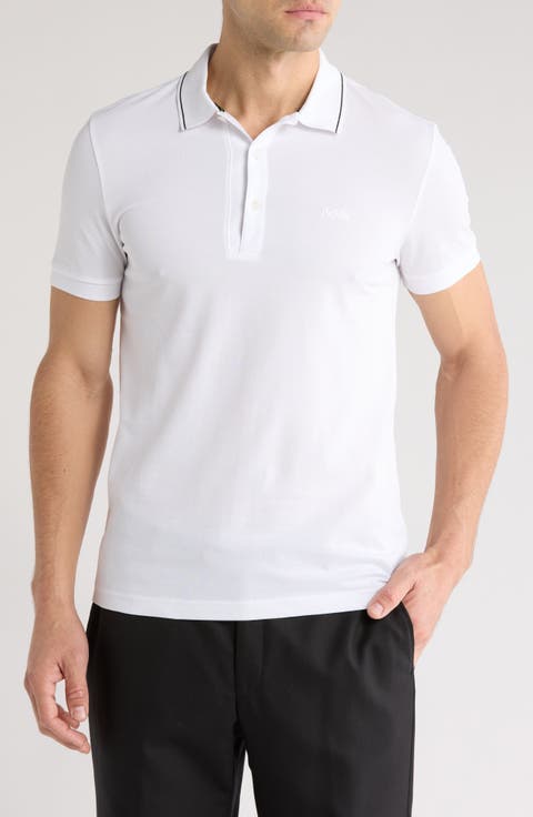 Paule Tipped Cotton Piqué Polo