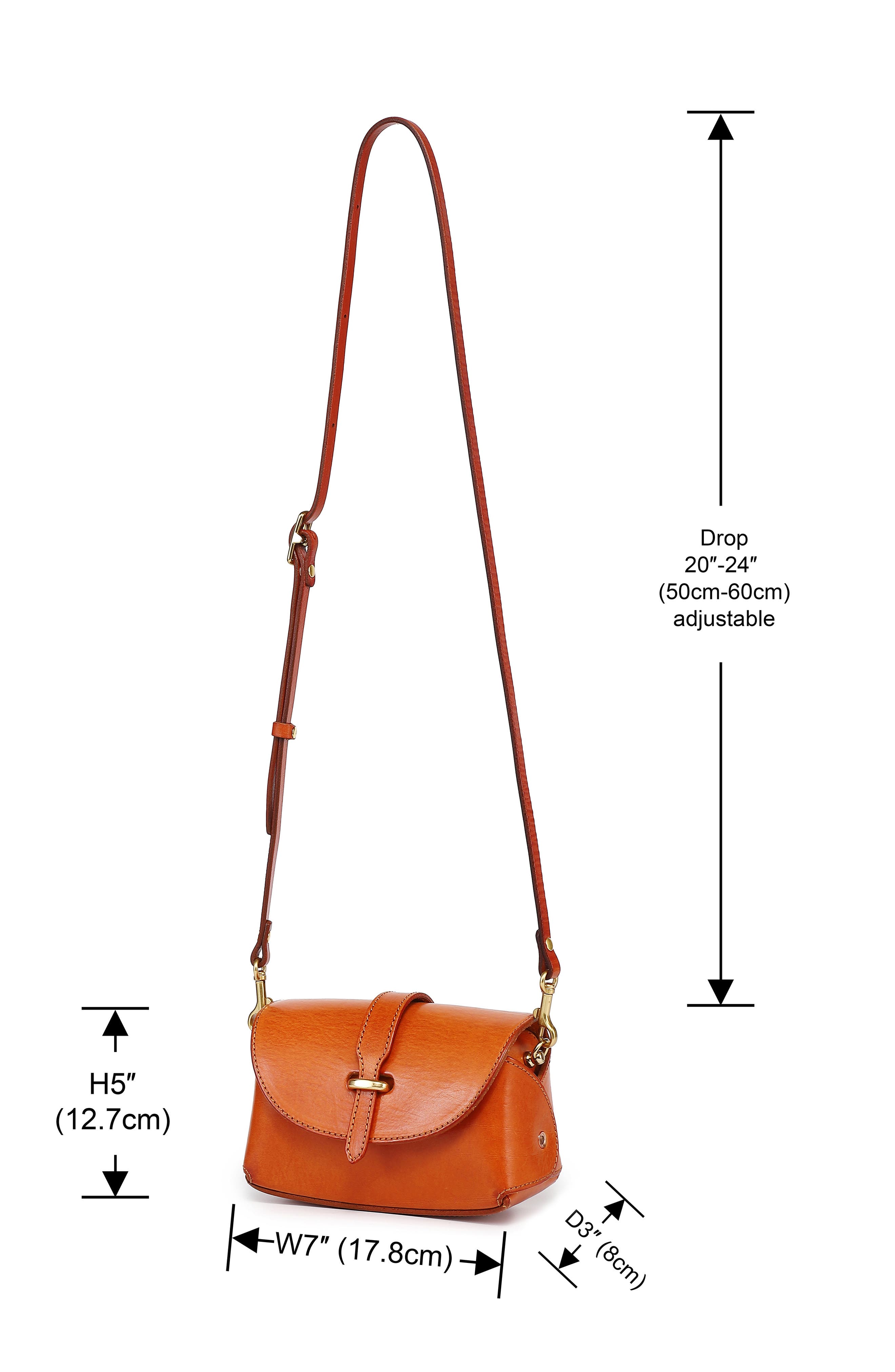 OLD TREND Pamela Leather Crossbody Bag, Alternate, color, Caramel