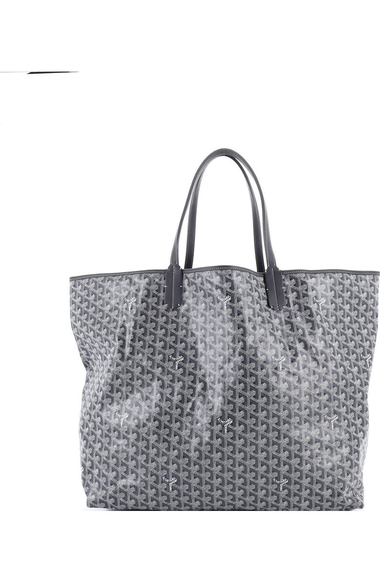 Pre-Owned Goyard Saint Louis Tote Coated Canvas XXL, Alternate, color, Gray