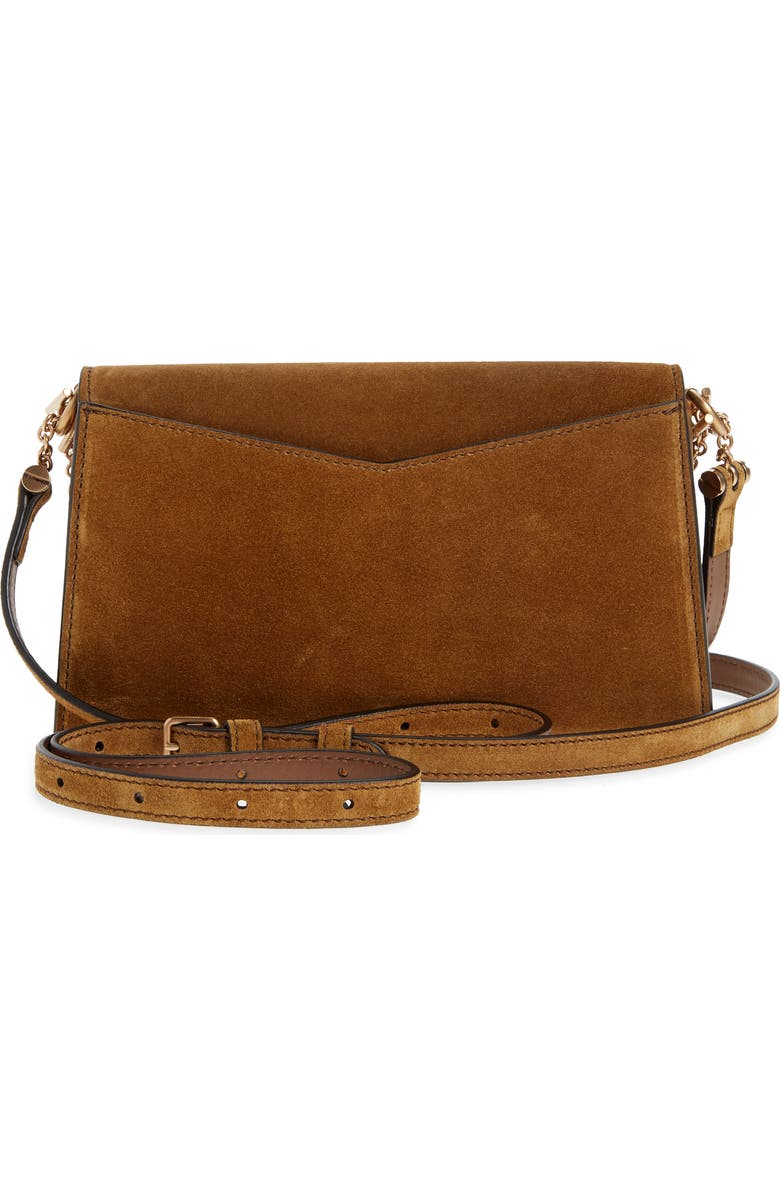 Métier London Mini Roma Suede Crossbody Bag, Alternate, color,