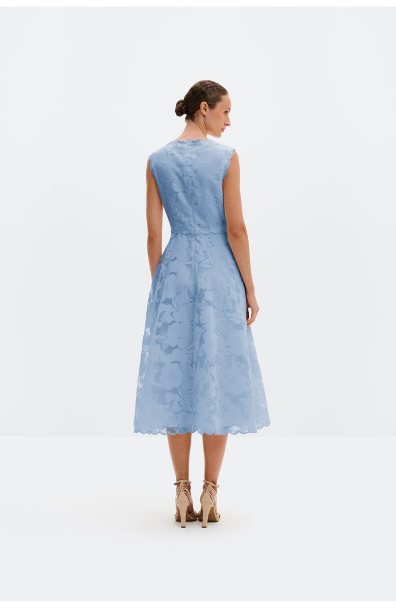 Malina Elin Round Neck Lace A-Line Dress, Alternate, color, Sky