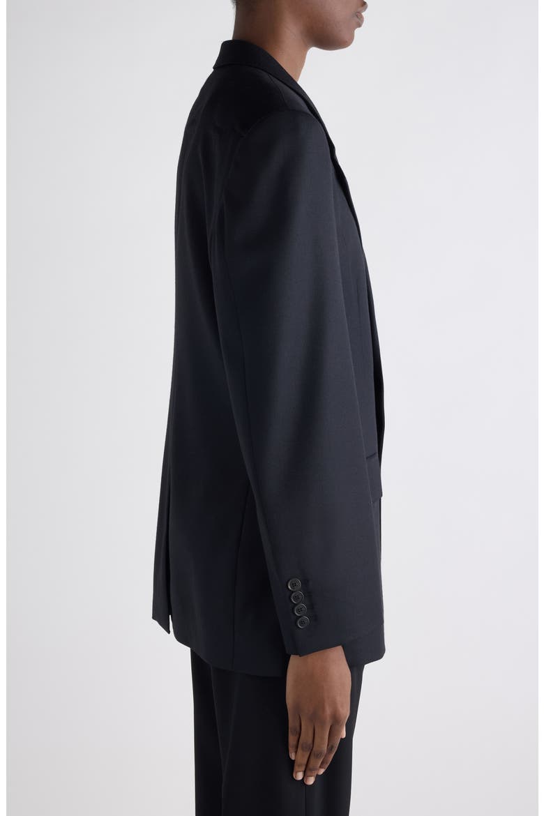 Tailored Wool Gabardine Jacket, Alternate, color, NEW BLACK