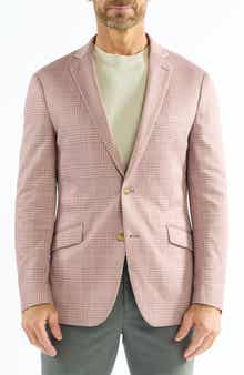 SAVILE ROW CO Plaid Knit Sport Coat