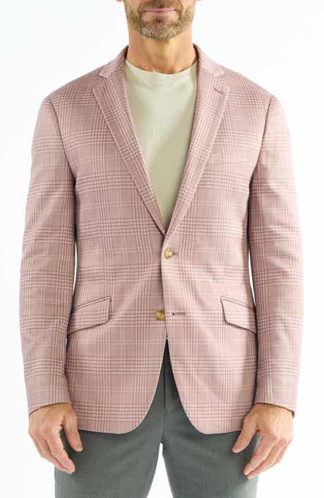 SAVILE ROW CO Plaid Knit Sport Coat