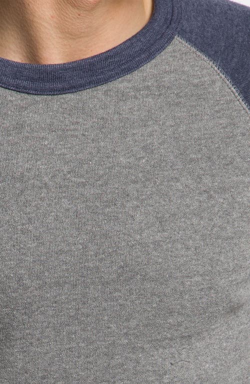 Alternative 'the Champ' Trim Fit Colorblock Sweatshirt In Black