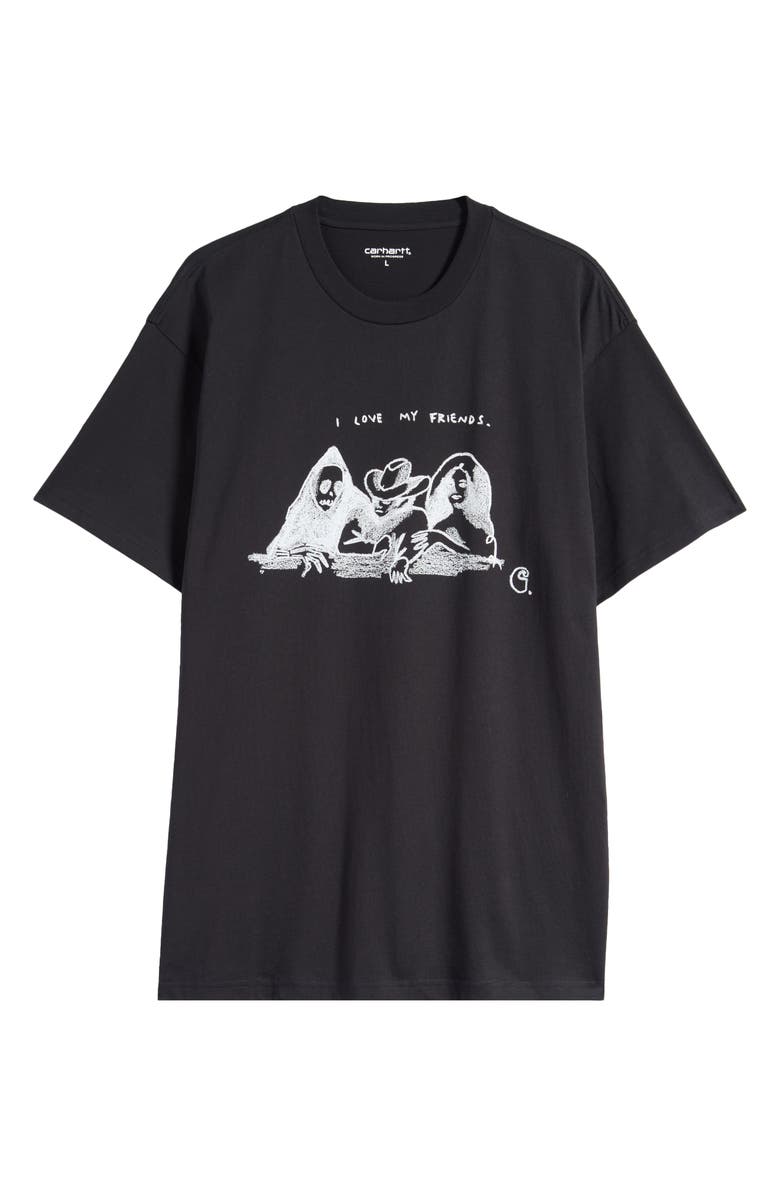 Carhartt Work In Progress Pepe Friends Organic Cotton Graphic T-Shirt, Alternate, color,