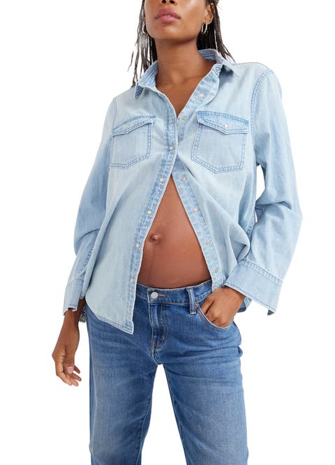 The Denim Maternity Shirt
