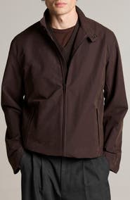 Vince Band Collar Windbreaker