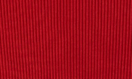 Jared Lang Ribbed Crewneck Sweater In Red