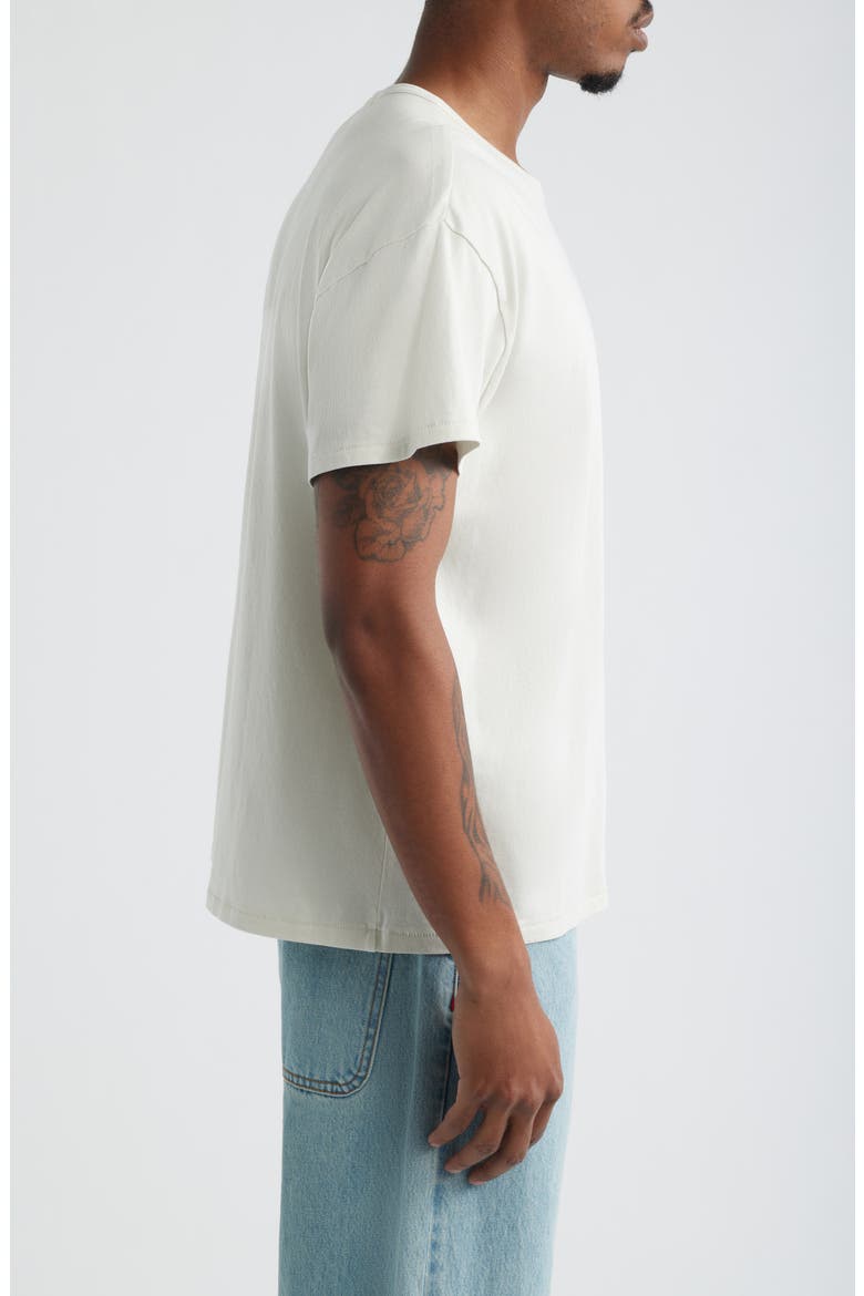 Crop Cotton T-Shirt, Alternate, color, VINTAGE WHITE