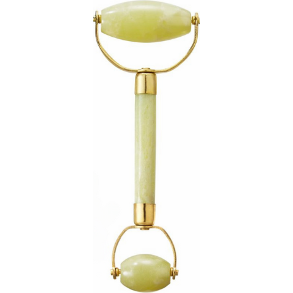 White Lotus Beauty Premium Double Jade Roller in Green  product