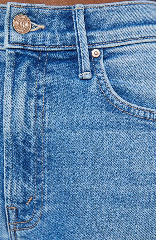 Mother The Kick It Relaxed Straight Leg Jeans In Blue