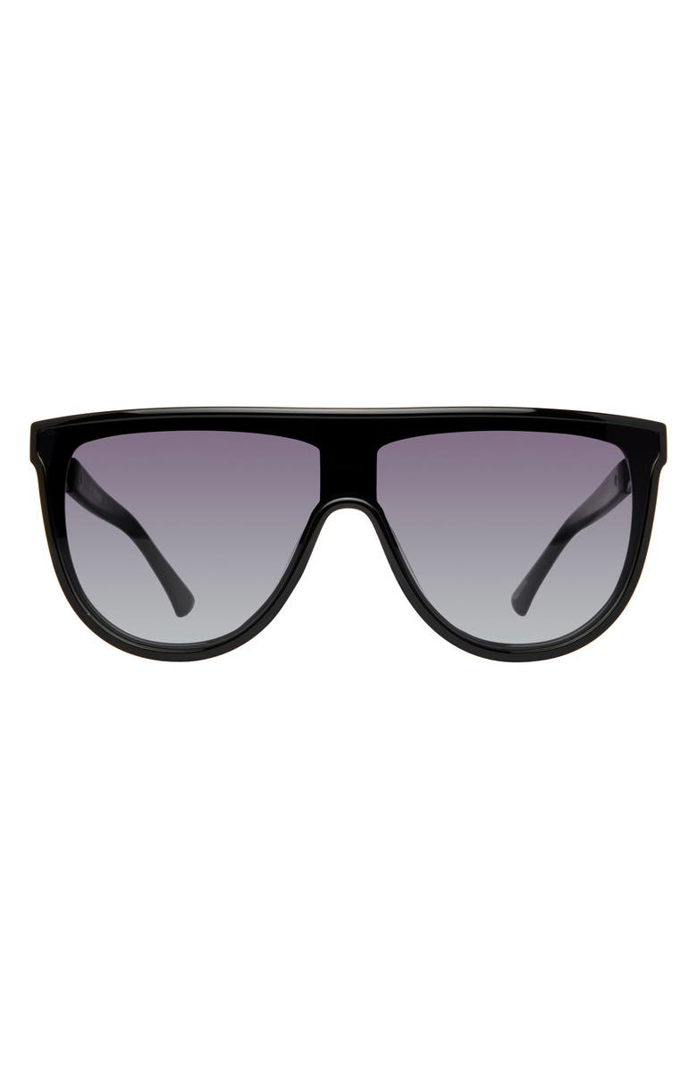 Kurt Geiger London Regent 99mm Oversize Shield Sunglasses, Main, color, 