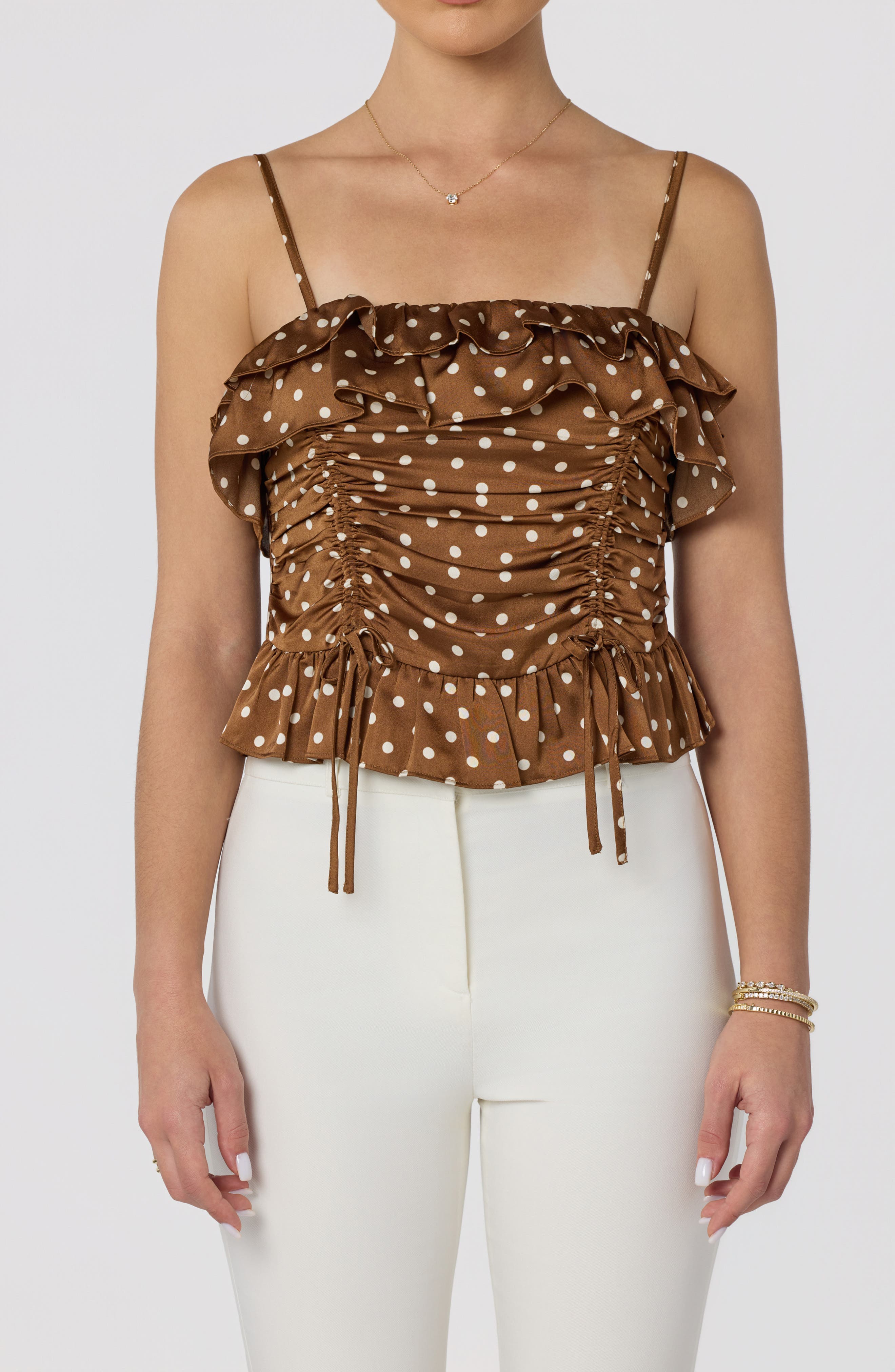 BROWN POLKA DOT