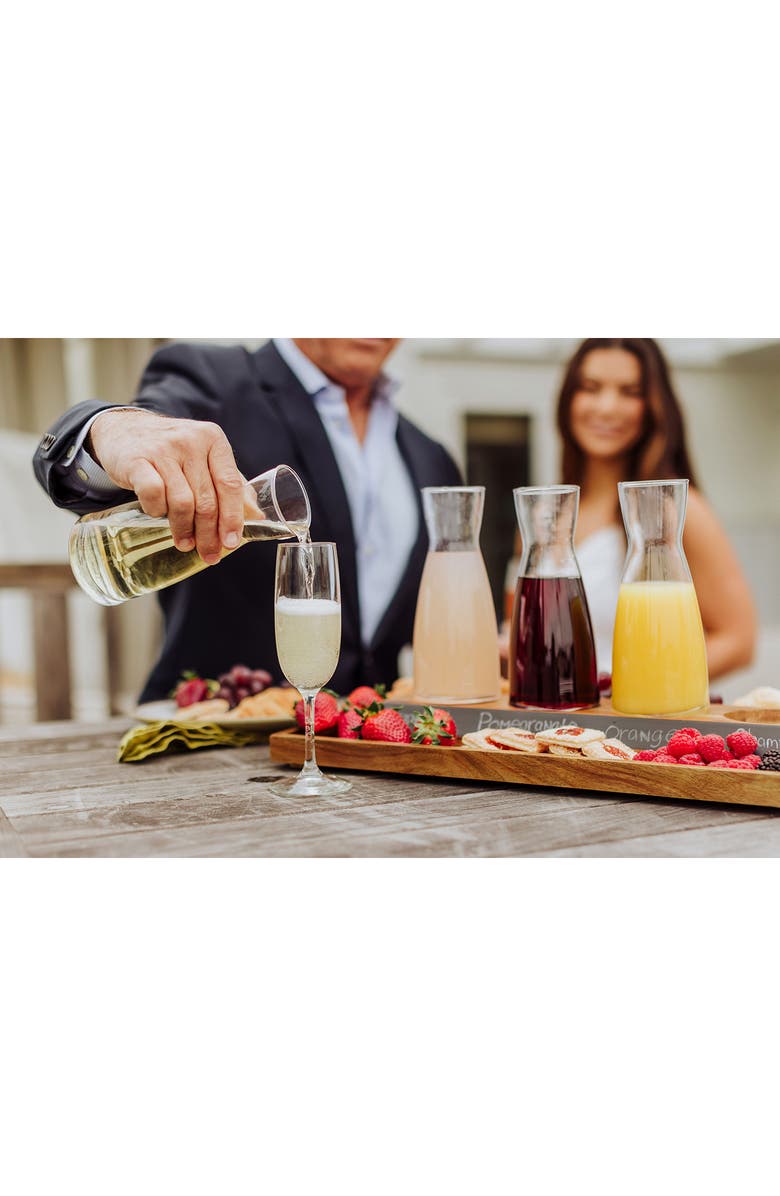 Picnic Time Cava Wine Tasting Set, Alternate, color, Brown