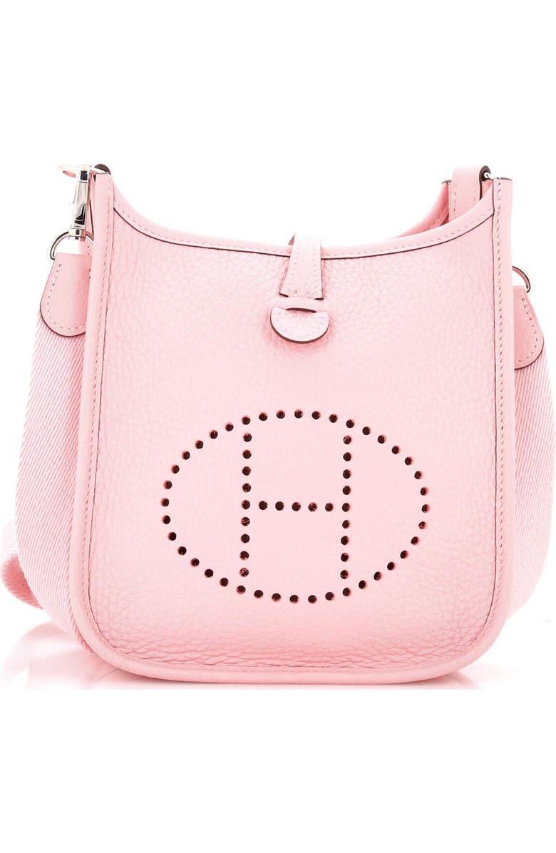 Pre-Owned Hermes Evelyne Bag Gen III Clemence TPM, Main, color, Rose Sakura
