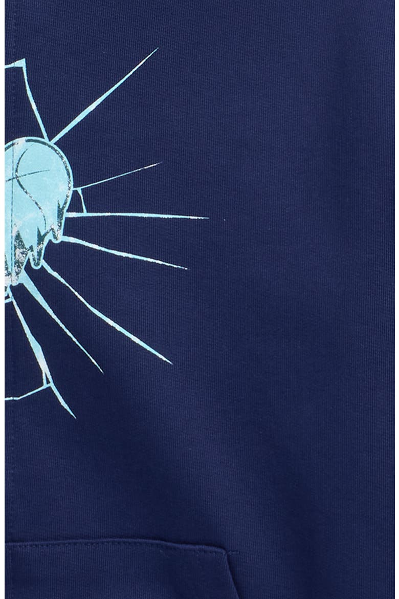 Kids' Cold Heart Full Zip Graphic Hoodie, Alternate, color, BLUE