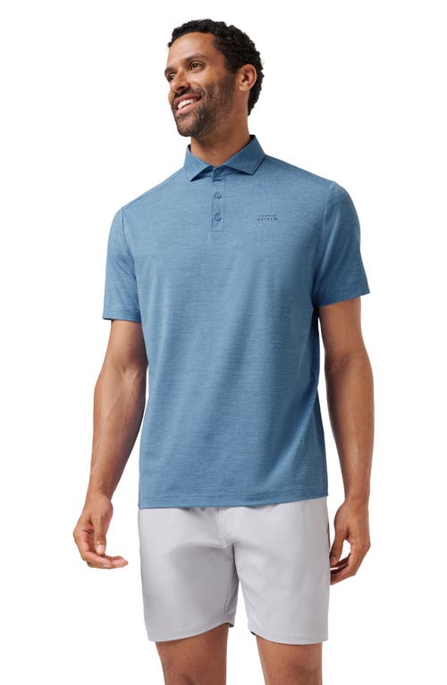 Travismathew Heater Pro Performance Golf Polo In Blue