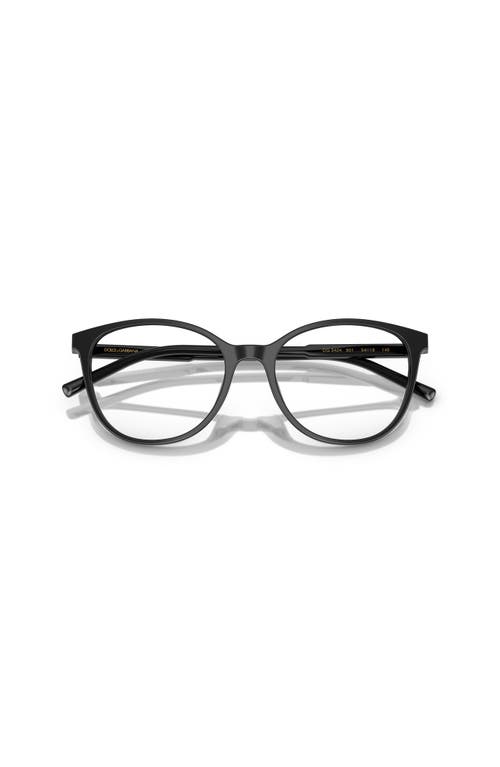Dolce & Gabbana Dolce&gabbana 54mm Butterfly Optical Glasses In Black