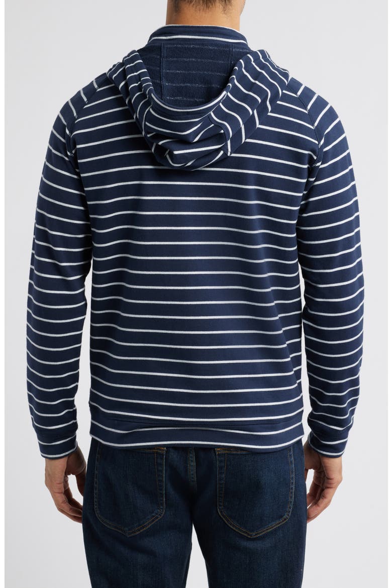 Dalton Quarter Zip Hoodie, Alternate, color, MIDNIGHT NAVY