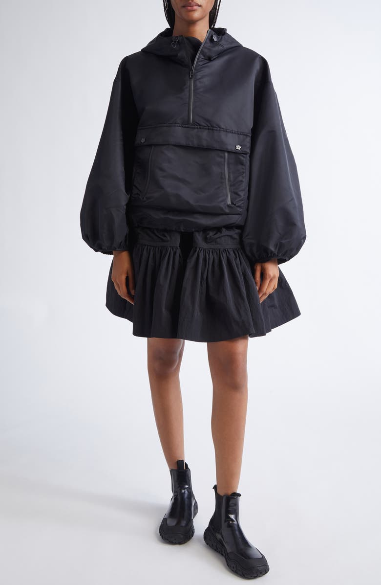 Cecilie Bahnsen Beverly Technical Nylon Anorak, Alternate, color, Black