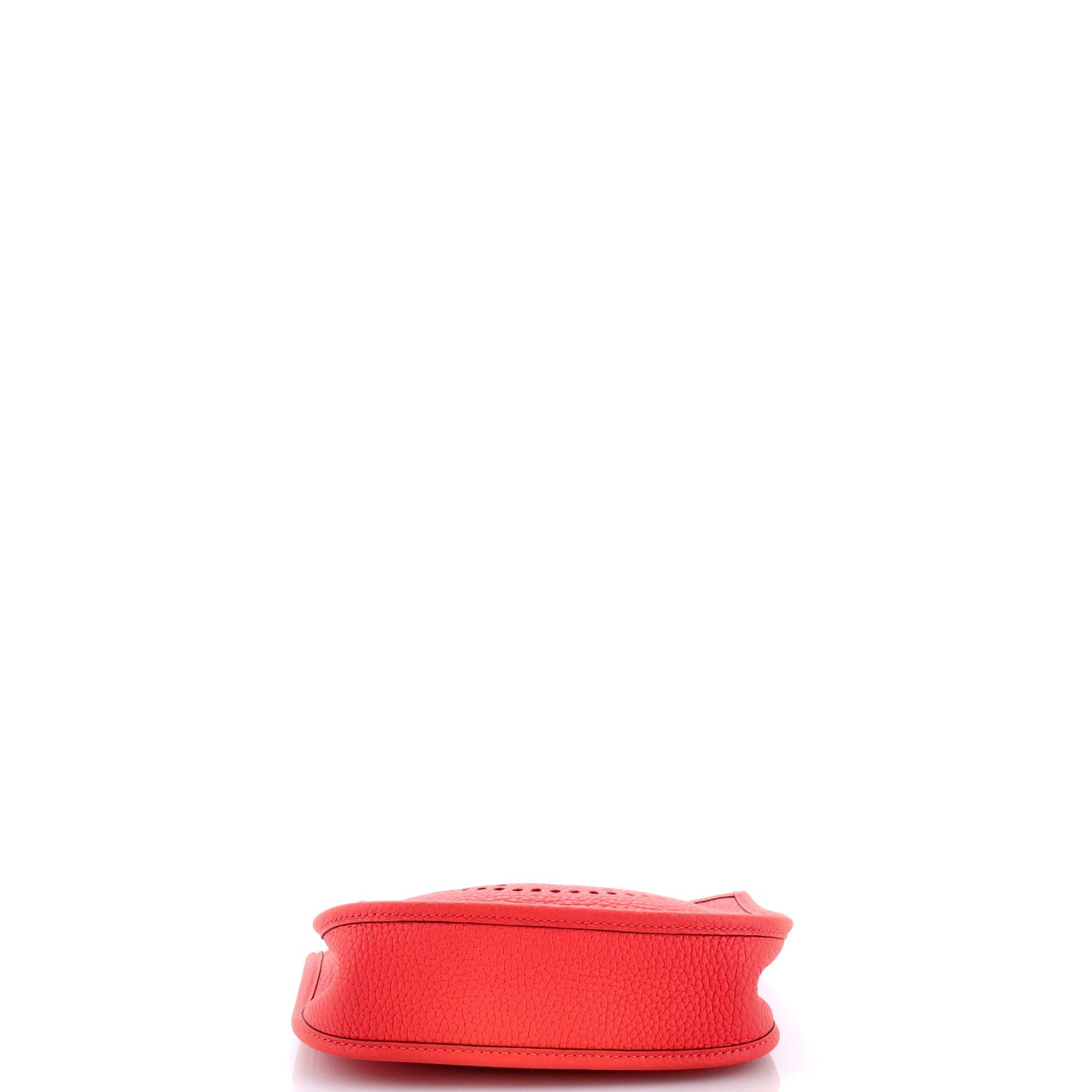 Pre-Owned Hermes Evelyne Bag Gen III Clemence TPM, Alternate, color, Rouge Pivoine