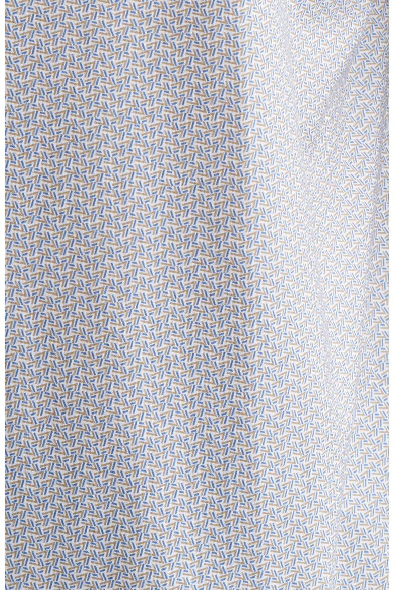 James OoohCotton® Geo Print Button-Up Shirt, Alternate, color, SAND/ BLUE