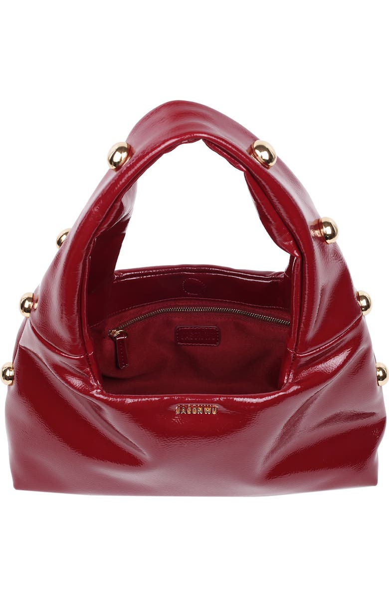 JASON WU Studded Patent Shoulder Bag, Alternate, color,