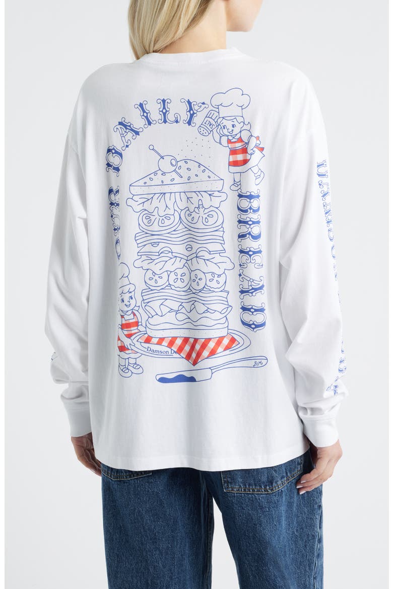 Graphic Deli Organic Cotton Top, Alternate, color, OFF WHITE