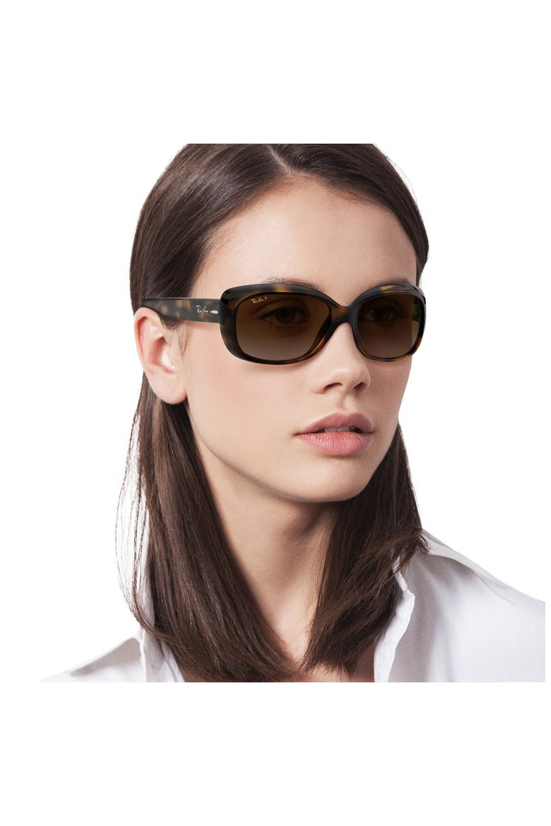 Jackie Ohh 58mm Polarized Sunglasses, Alternate, color, HAVANA