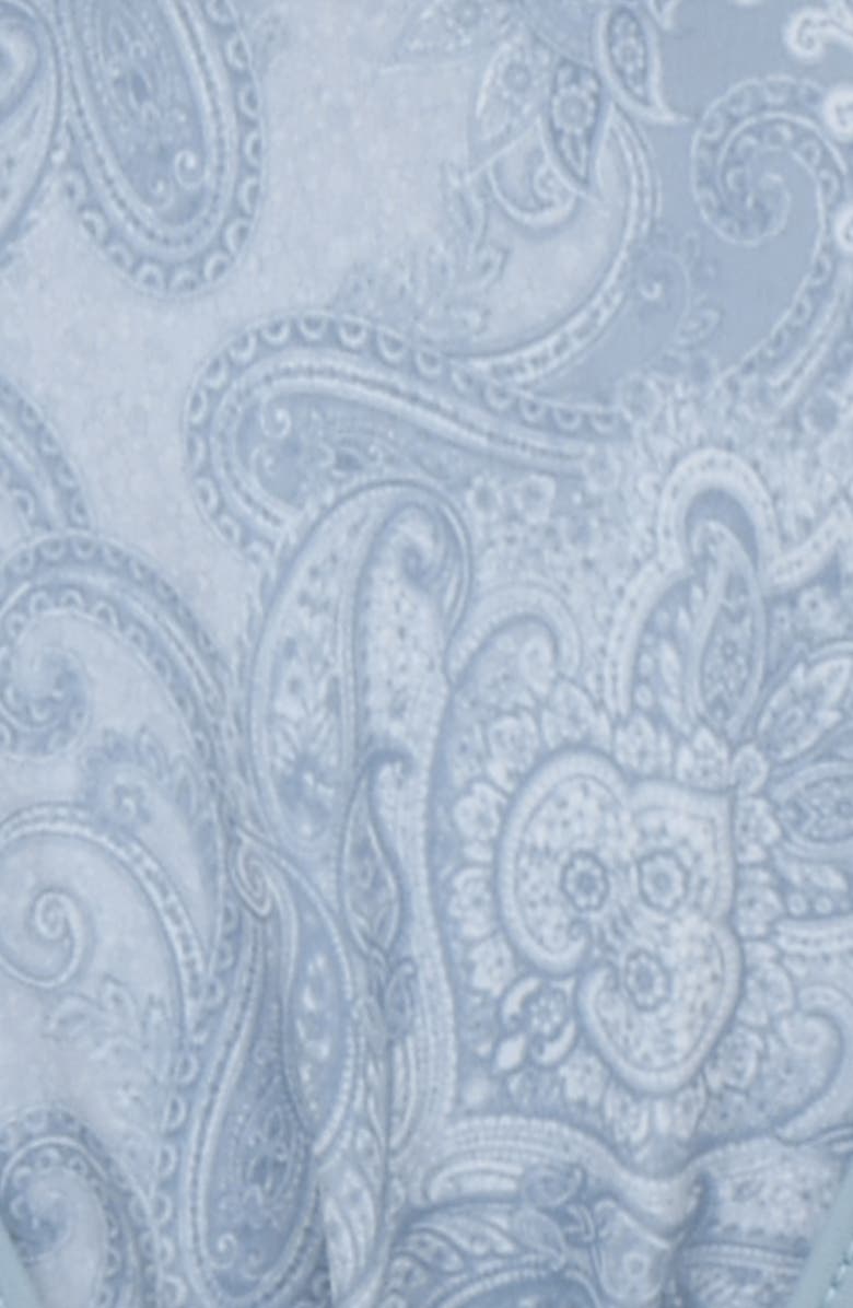 HOUSE OF CB Cote Dazur Thong Bikini Bottoms, Alternate, color, Blue Paisley