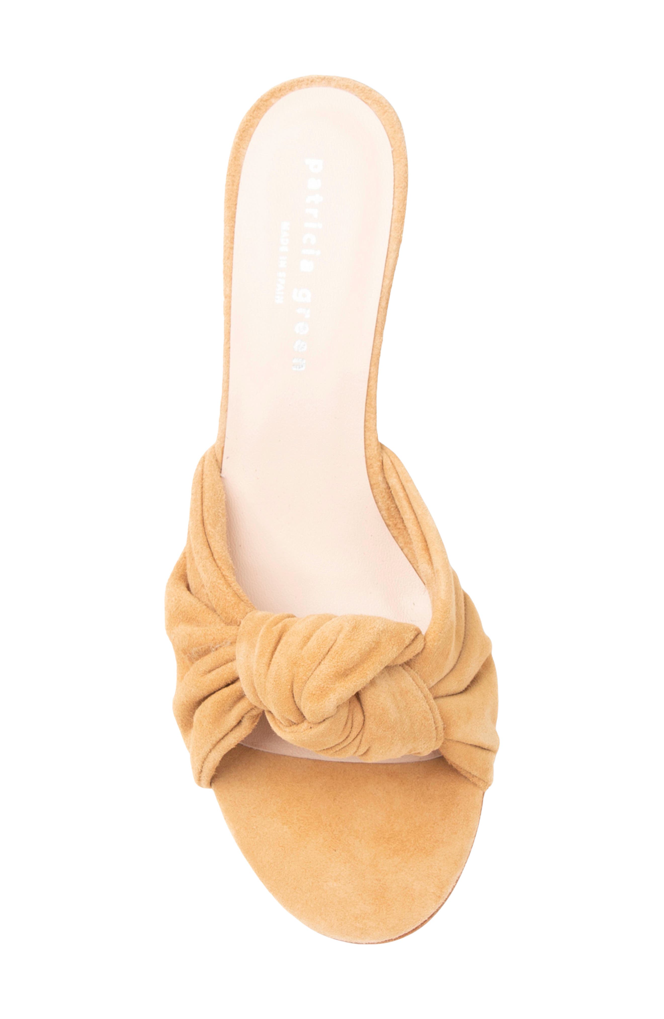 patricia green Savannah Wedge Slide Sandal, Alternate, color, Tan Suede