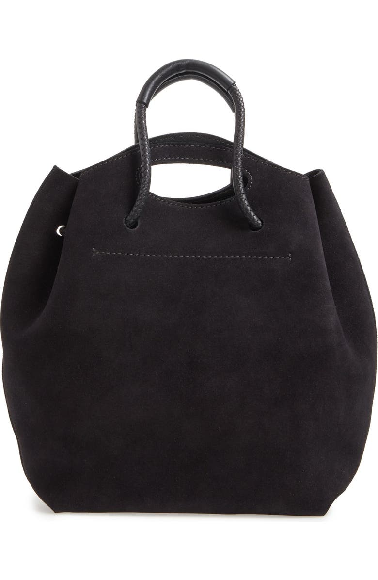Pedro Garcia Suede Drawstring Bucket Bag, Alternate, color,