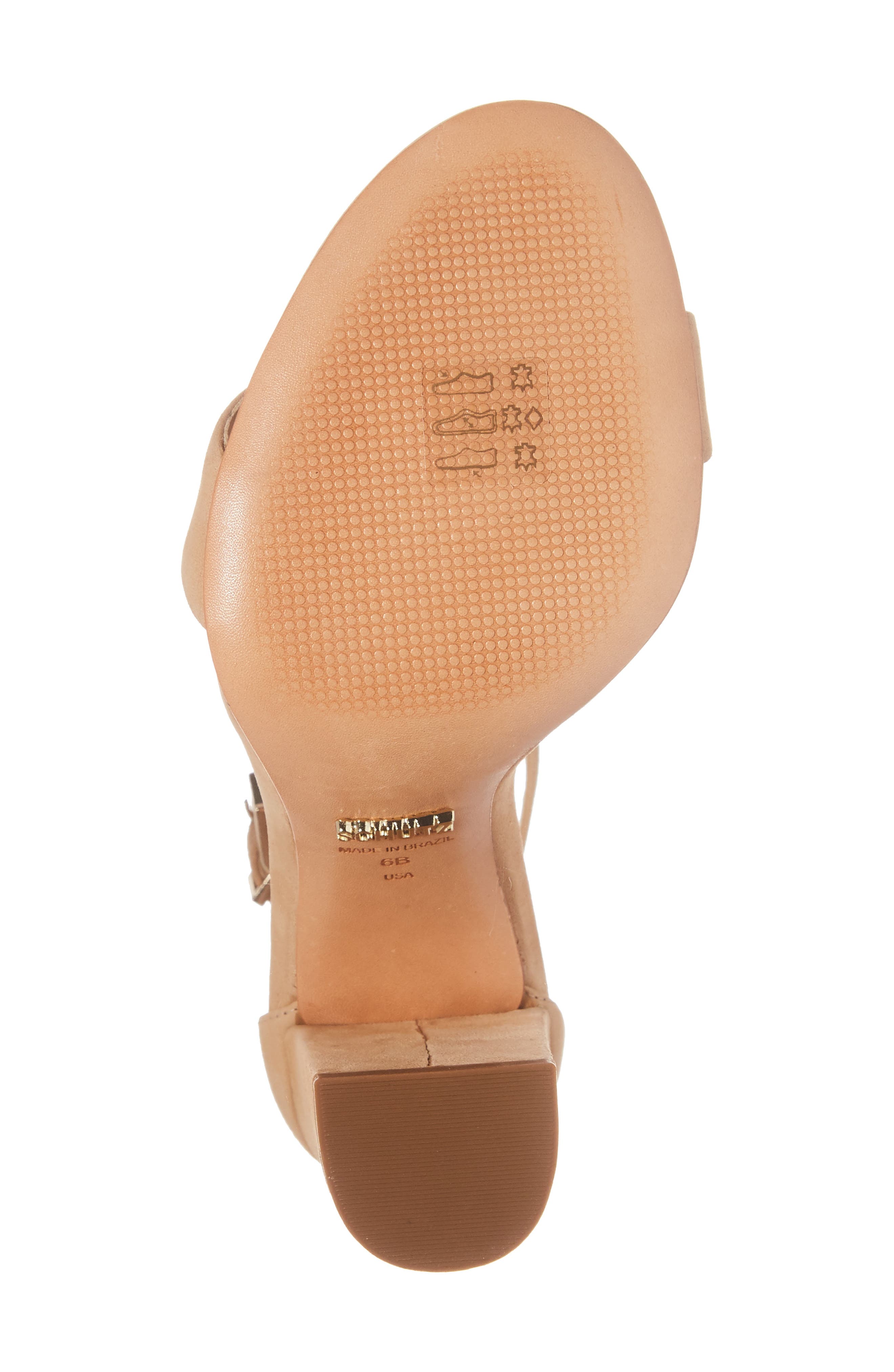 Enida Strappy Sandal, Alternate, color, LIGHTWOOD NUBUCK LEATHER